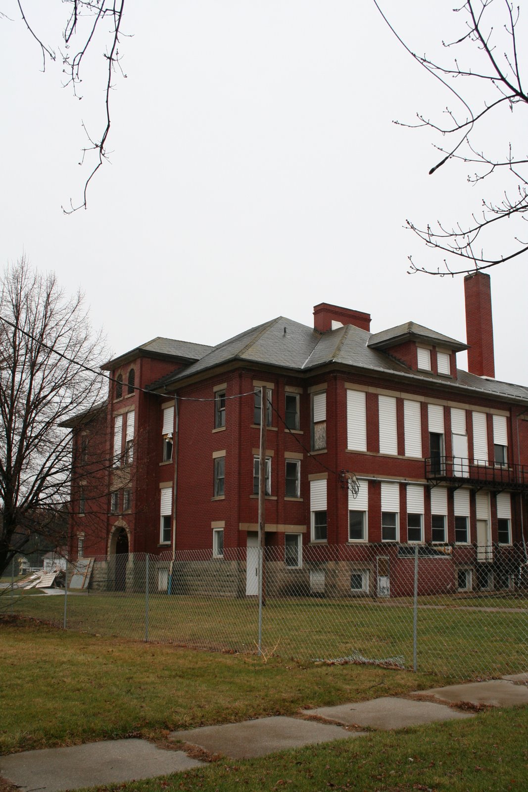 Lyons Elementary, Lyons OH (Being Demolished)